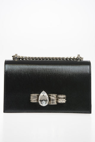 Leather FOUR RING Shoulder Bag