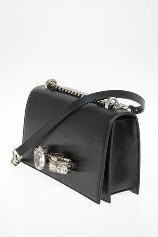 Leather FOUR RING Shoulder Bag