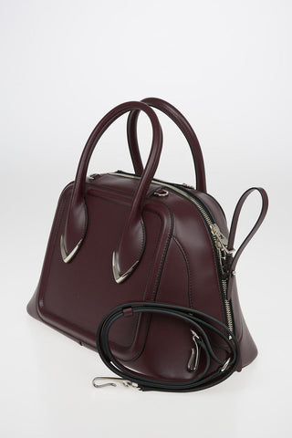 bowler bag with removable shoulder strap