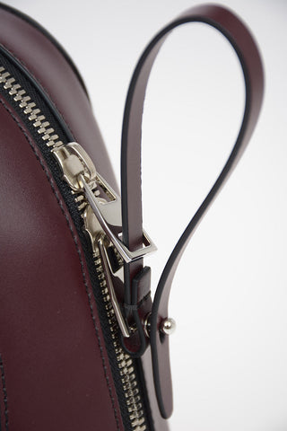 bowler bag with removable shoulder strap