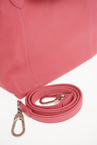 Leather Tote Bag With Removable Shoulder Strap