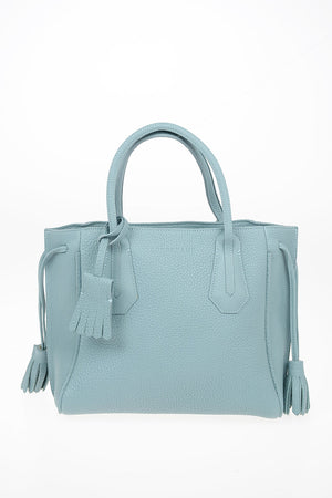 Leather Double Handle Tote Bag