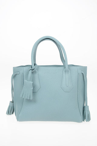 Leather Double Handle Tote Bag
