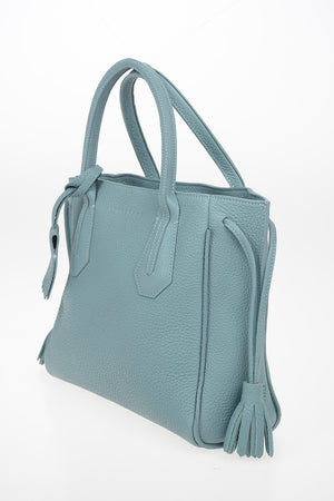 Leather Double Handle Tote Bag