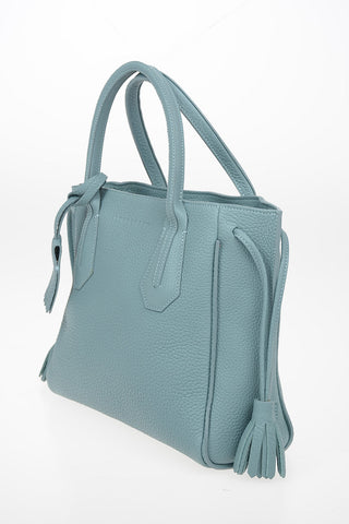 Leather Double Handle Tote Bag