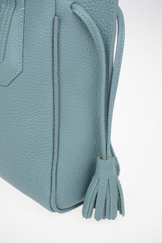 Leather Double Handle Tote Bag