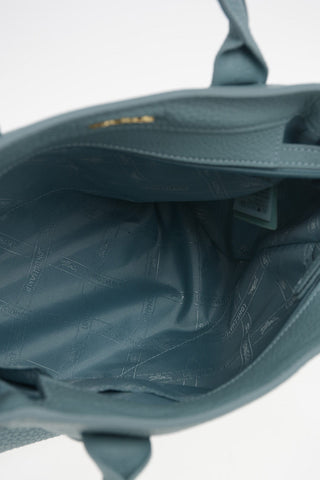 Leather Double Handle Tote Bag