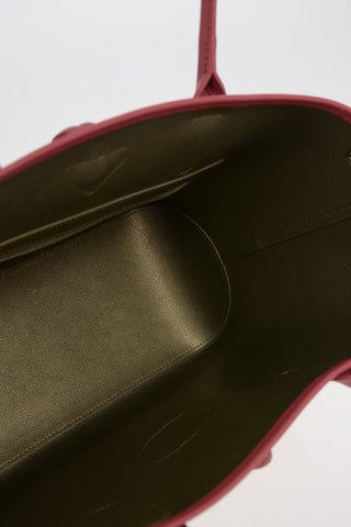 Leather ROSEAU Shopping Bag