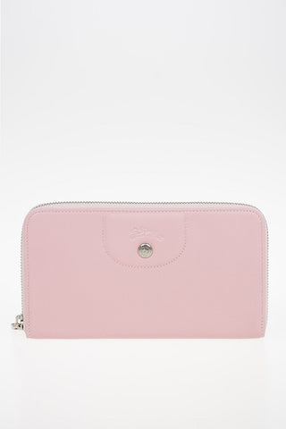 Zip Closure Leather Wallet