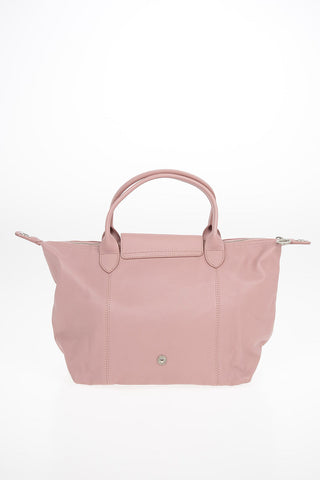 Leather LE PLIAGE Tote Bag with Shoulder Strap