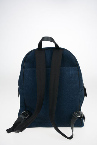 GARAVANI Denim Backpack with leather details