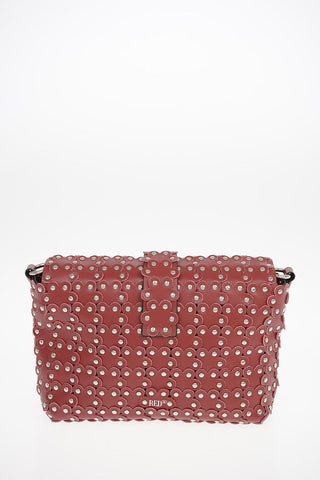 Leather Shoulder bag with studs