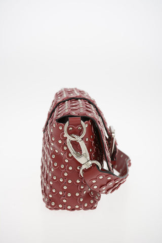 Leather Shoulder bag with studs