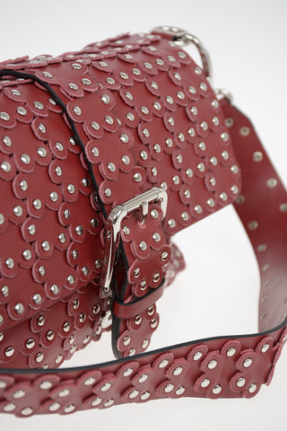 Leather Shoulder bag with studs