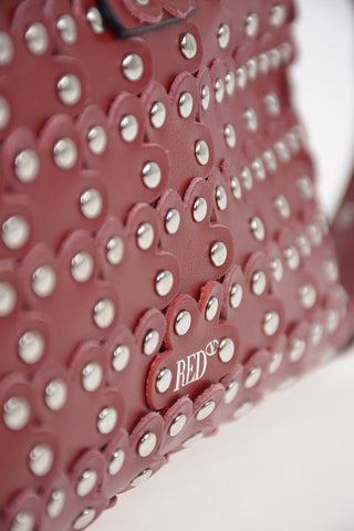 Leather Shoulder bag with studs