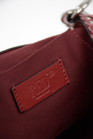 Leather Shoulder bag with studs