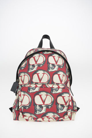 GARAVANI UNDERCOVER JUN TAKAHASHI Cotton Backpack with skull print