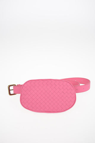 Braided leather Bum bag