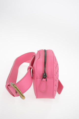 Braided leather Bum bag