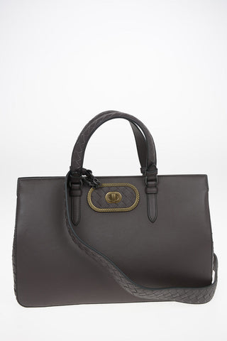 Leather Top Handle Bag