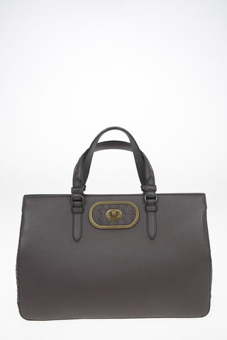 Leather Top Handle Bag