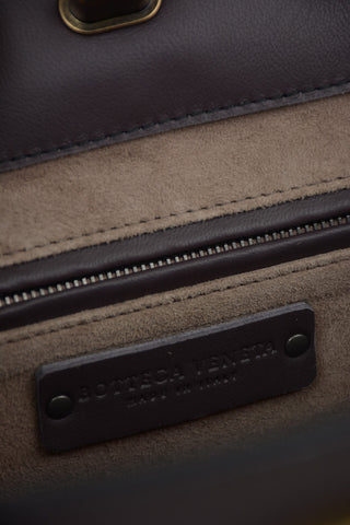 Leather Top Handle Bag