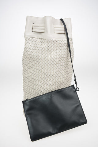 Braided leather Shoulder bag
