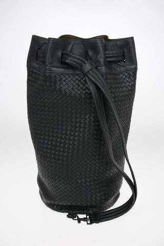 Braided leather Shoulder bag
