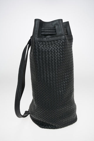 Braided leather Shoulder bag