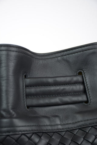 Braided leather Shoulder bag
