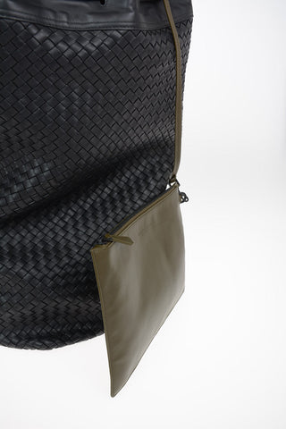Braided leather Shoulder bag