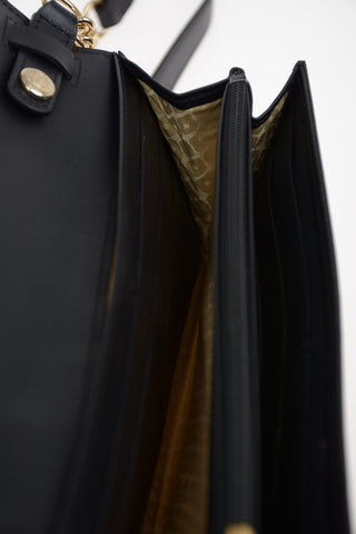 Mini Leather Bag with Removable Shoulder Strap