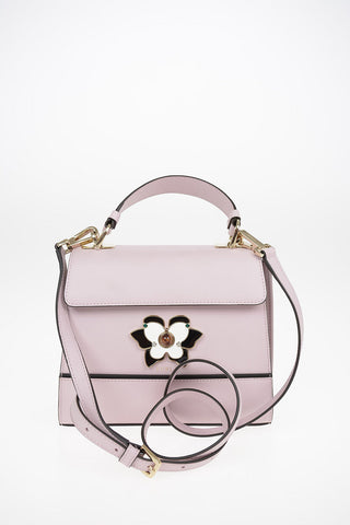 Borsa Top Handle MUGHETTO in Pelle con Tracolla Removibile e Chiusura Gioiello