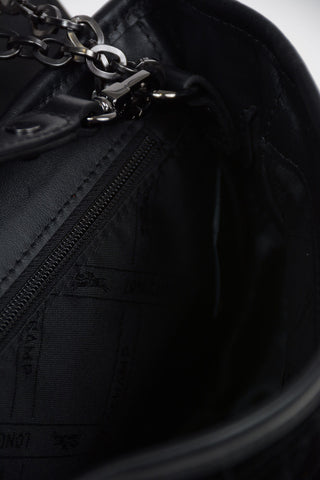 Velvet Saddle Bag with Removable Shoulder Chain