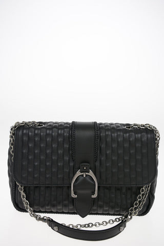 Leather Saddle AMAZONE Bag with Removable Shoulder Chain
