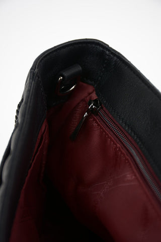 Leather Saddle AMAZONE Bag with Removable Shoulder Chain