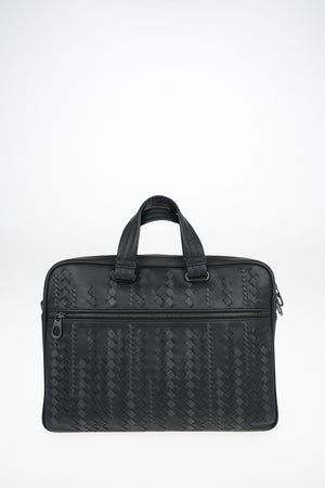 Braided Leather Business bag