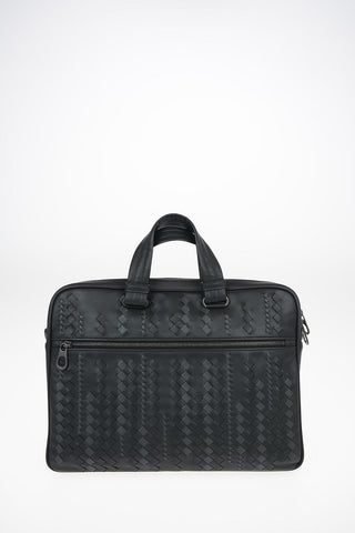 Braided Leather Business bag