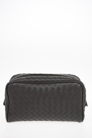 Braided leather Toiletry bag 