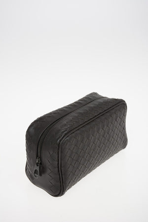 Braided leather Toiletry bag 