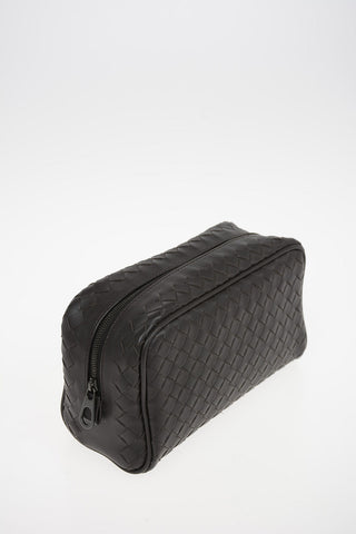 Braided leather Toiletry bag 