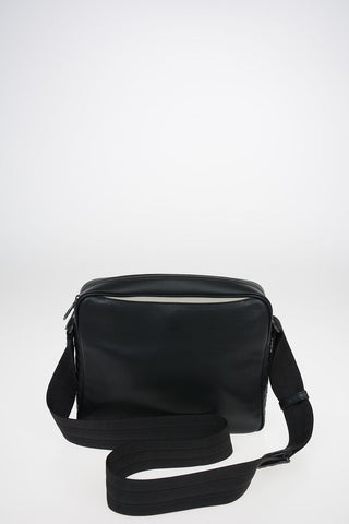 Leather Shoulder Briefcase with Magnet Pocket Closure