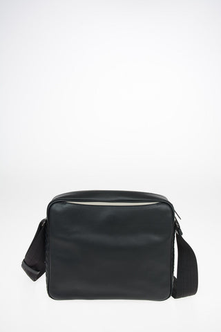 Leather Shoulder Briefcase with Magnet Pocket Closure