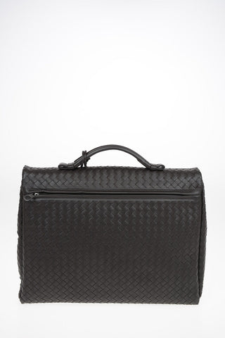 Braided Leather Briefcase
