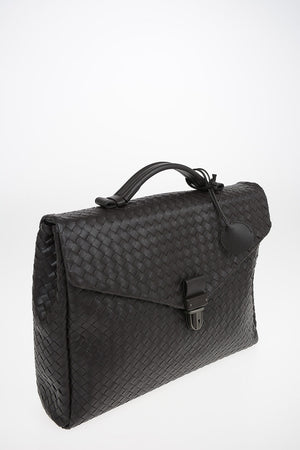 Braided Leather Briefcase