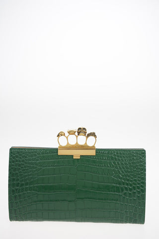Clutch FOR RING in  printed croco leather