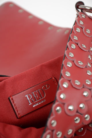 Leather Shoulder bag with studs