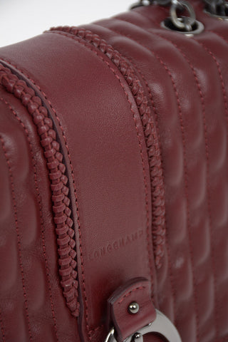 Leather Saddle AMAZONE Bag with Removable Shoulder Chain