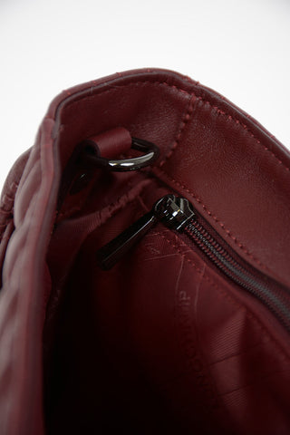 Leather Saddle AMAZONE Bag with Removable Shoulder Chain