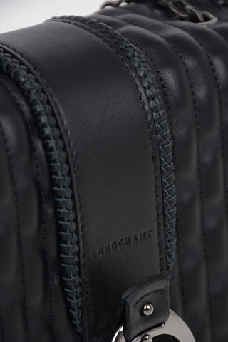 Leather Saddle AMAZONE Bag with Removable Shoulder Chain